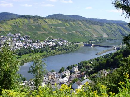lock-enkirch-kövenig-moselle-river Lock in Enkirch/Kövenig