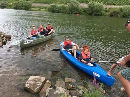 canoe-tour-fun-action-reil-moselle-river Canoe tour in the moselle river