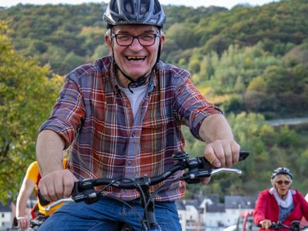 biker-nature-fun Happy biker on a tour