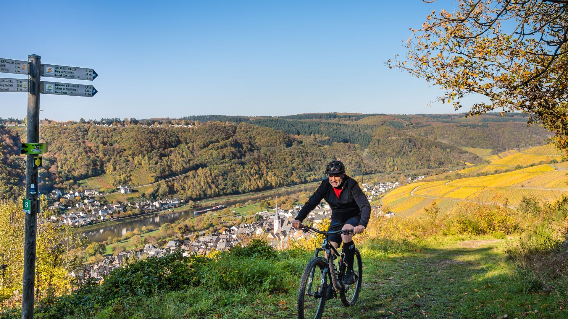 Cycling tours Uphill action for bikers in Enkirch
