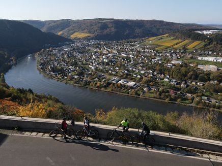 Group of mountainbikers in Starkenburg