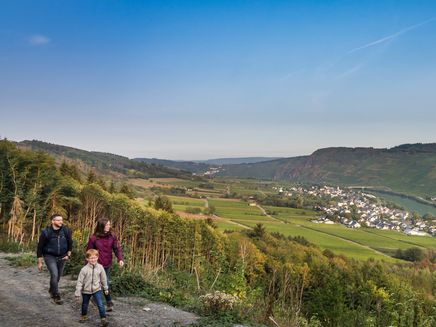 family-view-distance-kinheim-hiking-tour Family hiking tour
