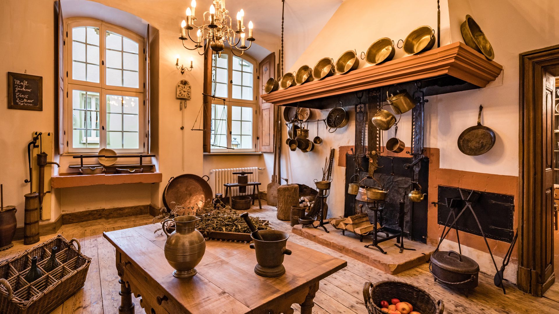 Museums Baroque kitchen in the Mittelmosel Museum